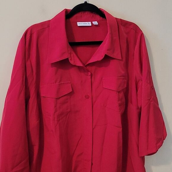 Susan Graver 1X top perfect condition - Picture 3 of 5